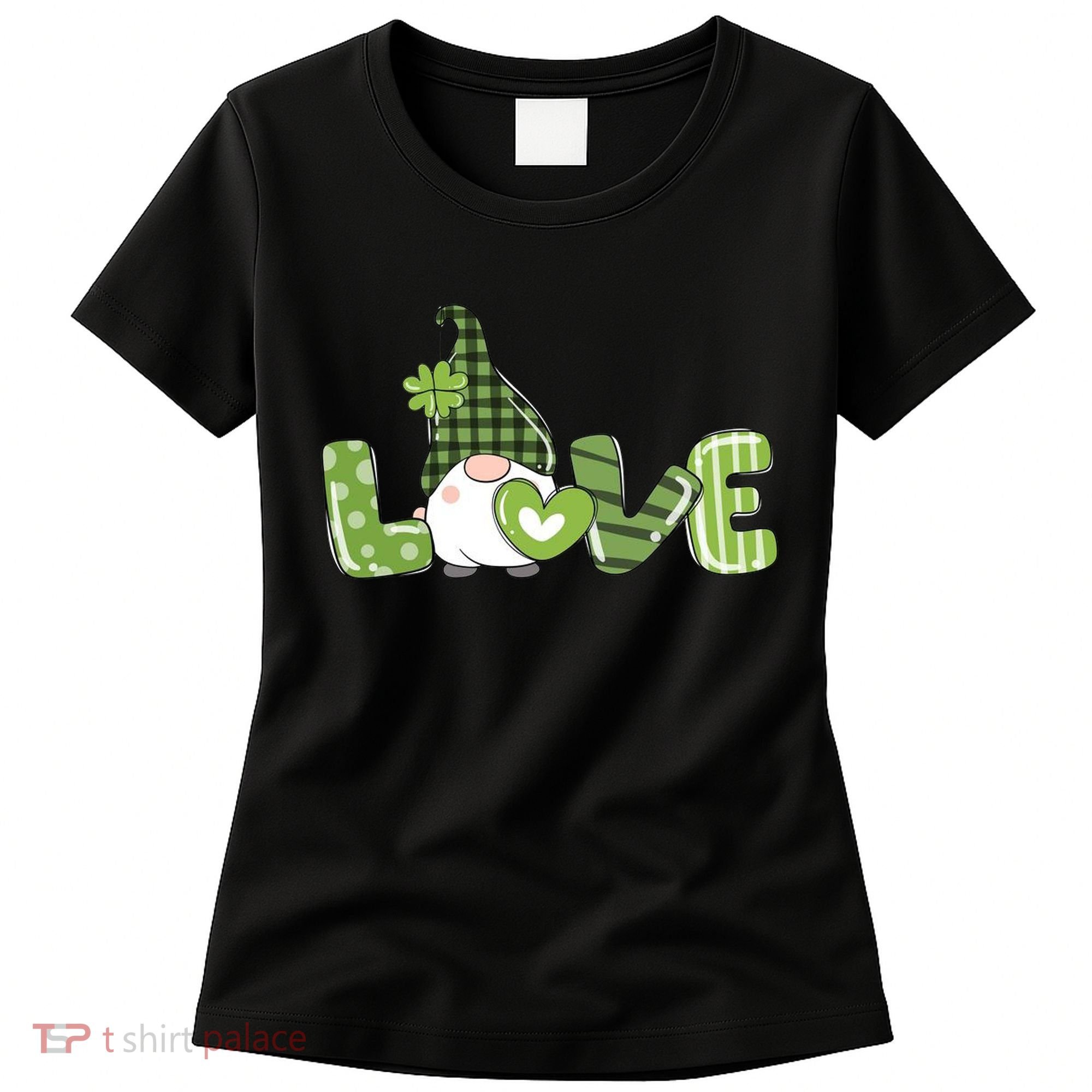Love Irish Gnome Cute St Patricks Day Women's T-Shirt