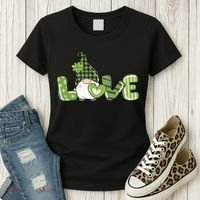 Love Irish Gnome Cute St Patricks Day Women's T-Shirt thumb 3