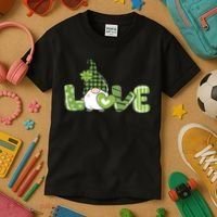 Love Irish Gnome Cute St Patricks Day Kids T-Shirt thumb 3