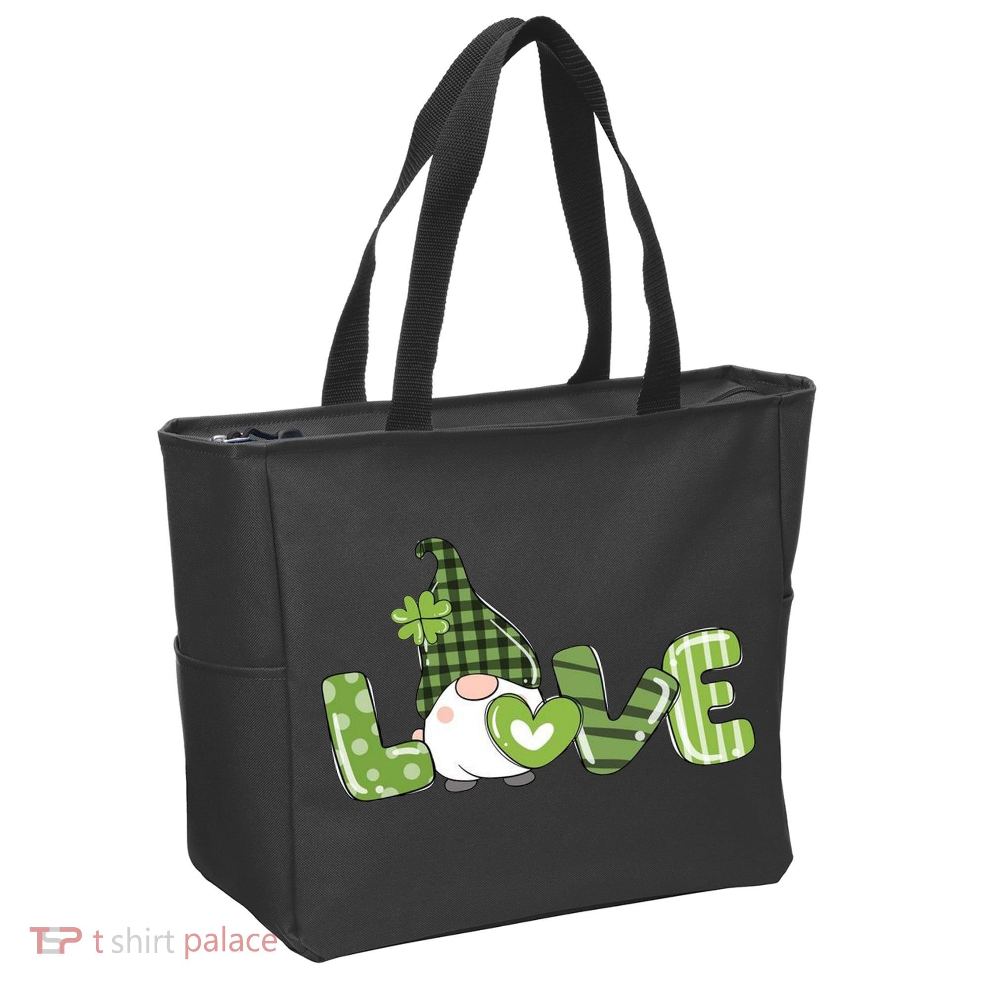 Love Irish Gnome Cute St Patricks Day Tote Bag