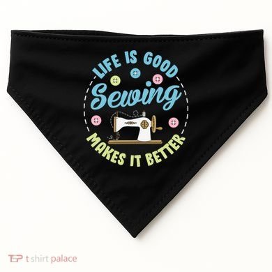 Life Is Good Sewing Makes USA-Made Doggie Bandana