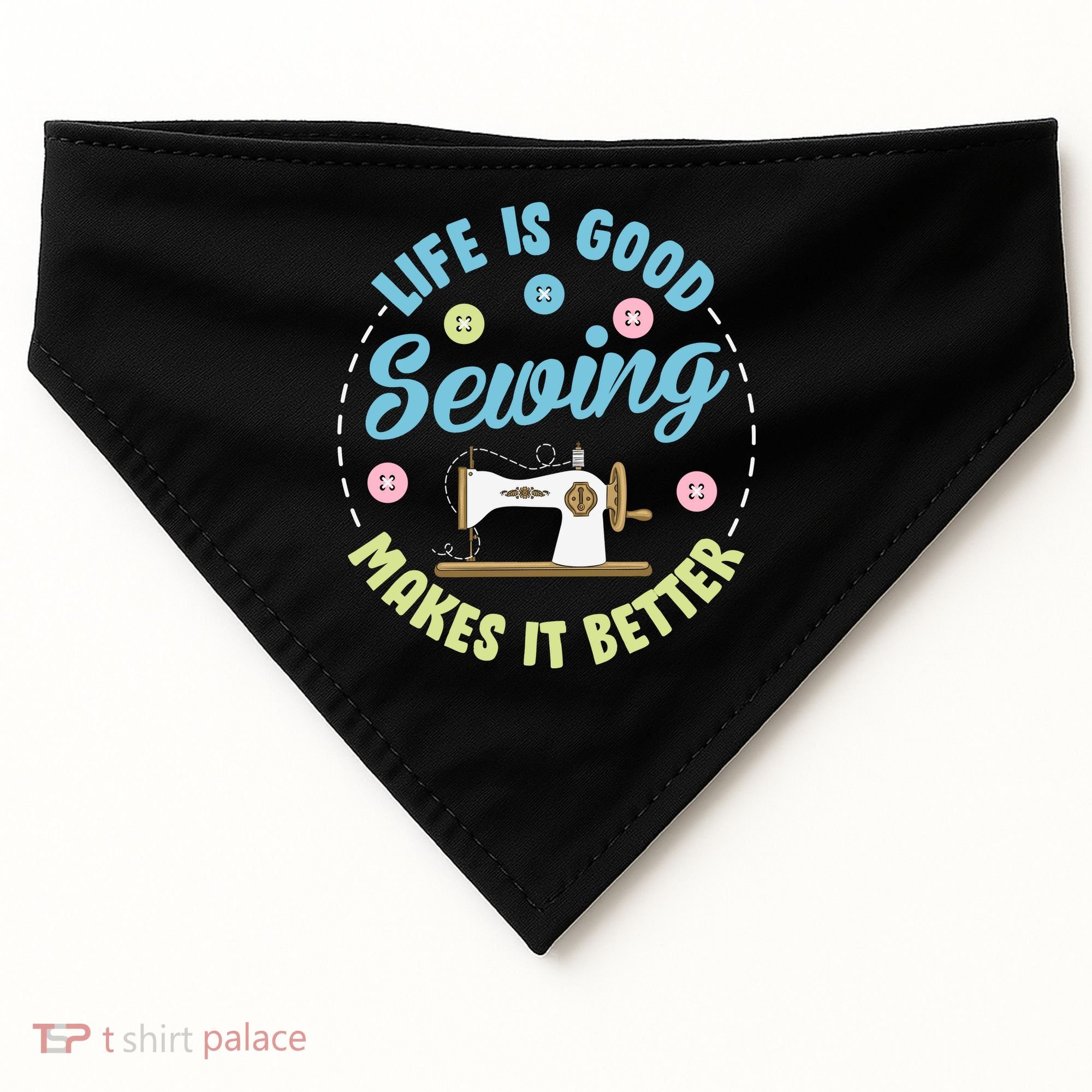 Life Is Good Sewing Makes USA-Made Doggie Bandana