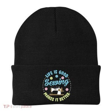Life Is Good Sewing Makes Beanie