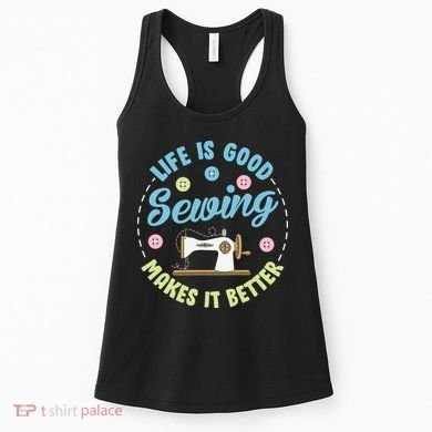 Life Is Good Sewing Makes Women's Tank Top