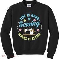 Life Is Good Sewing Makes Kids Sweatshirt thumb 0