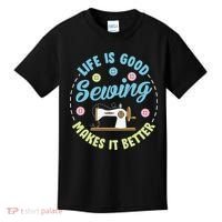 Life Is Good Sewing Makes Kids T-Shirt thumb 0