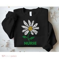 Life Is Good Nurse Flower The Art Of Optimism Sweatshirt thumb 2