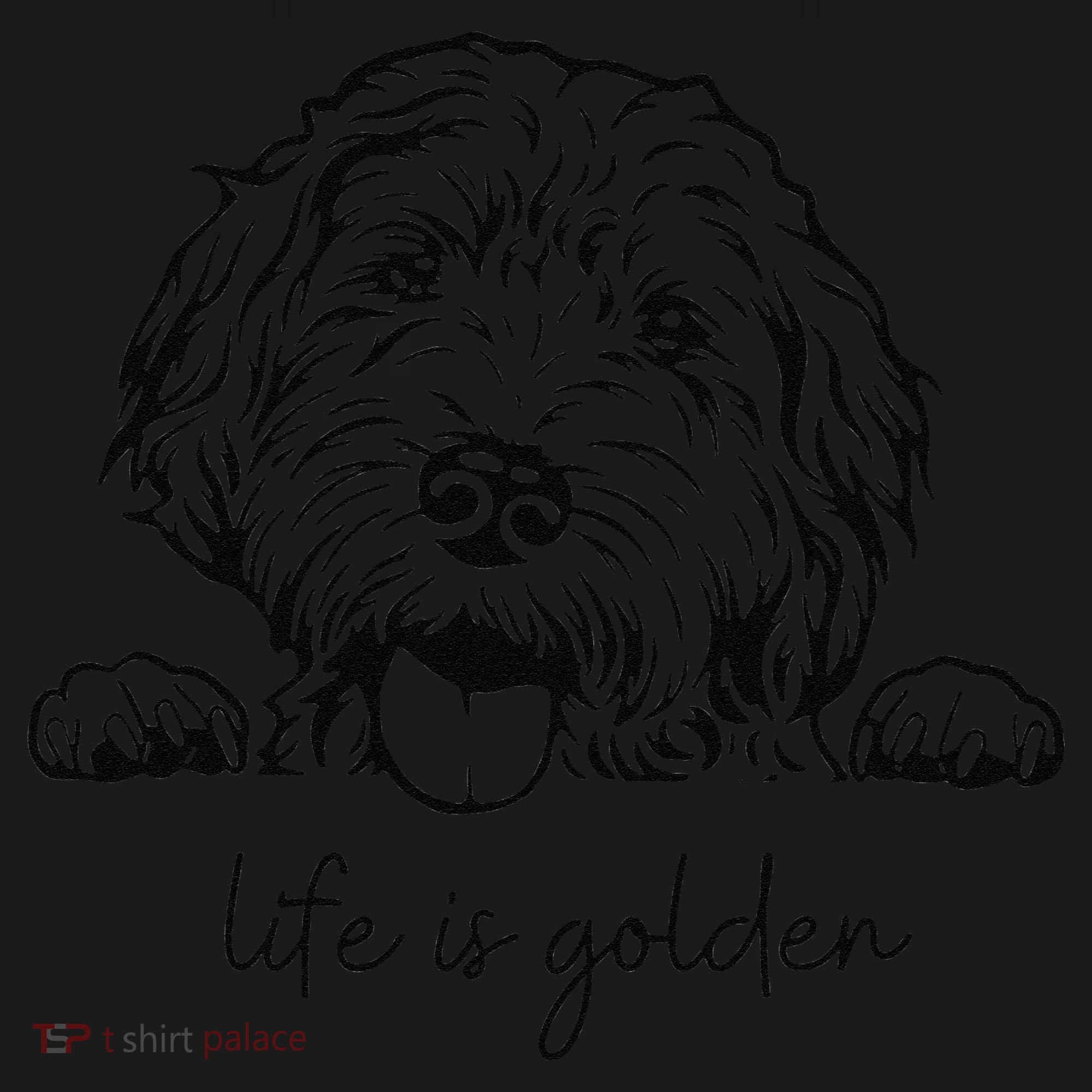 Life Is Golden Dog Mom Goldendoodle Mama Mothers Day Gift Women's Tank Top