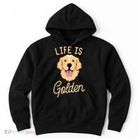 Life Is Golden Retriever  Dog Owner Gift Hoodie thumb 0