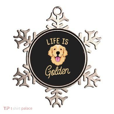 Life Is Golden Retriever  Dog Owner Gift Ornament