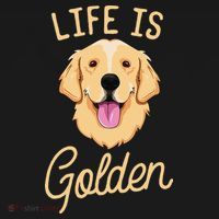 Life Is Golden Retriever  Dog Owner Gift Toddler Hoodie thumb 2