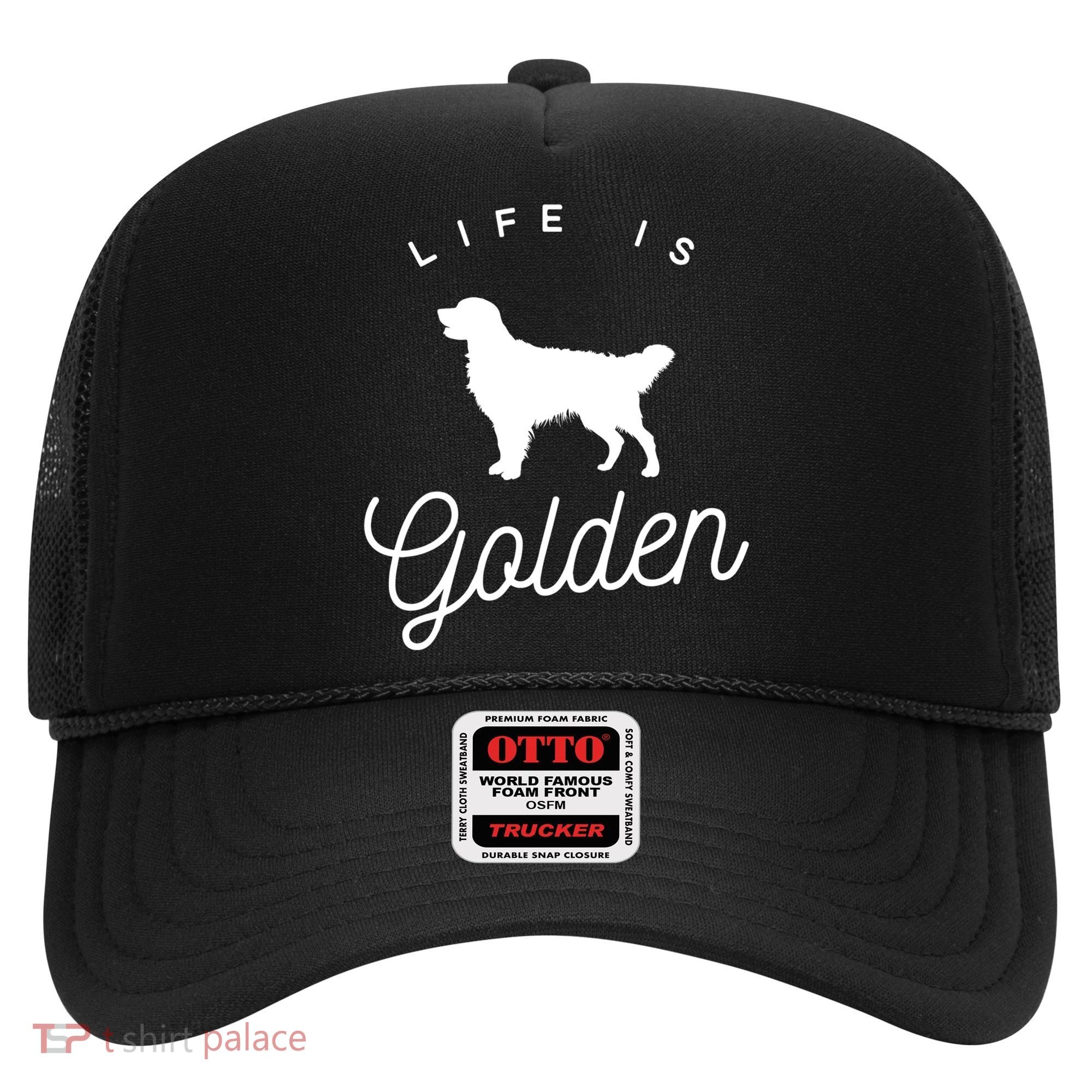 Life Is Golden Gift For Golden Retriever Lovers Hat