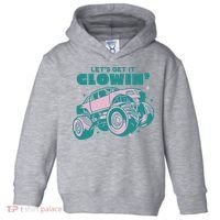 Let It Glowin Monster Truck Toddler Hoodie thumb 0