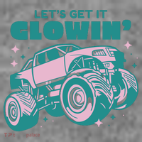 Let It Glowin Monster Truck Toddler Hoodie thumb 2