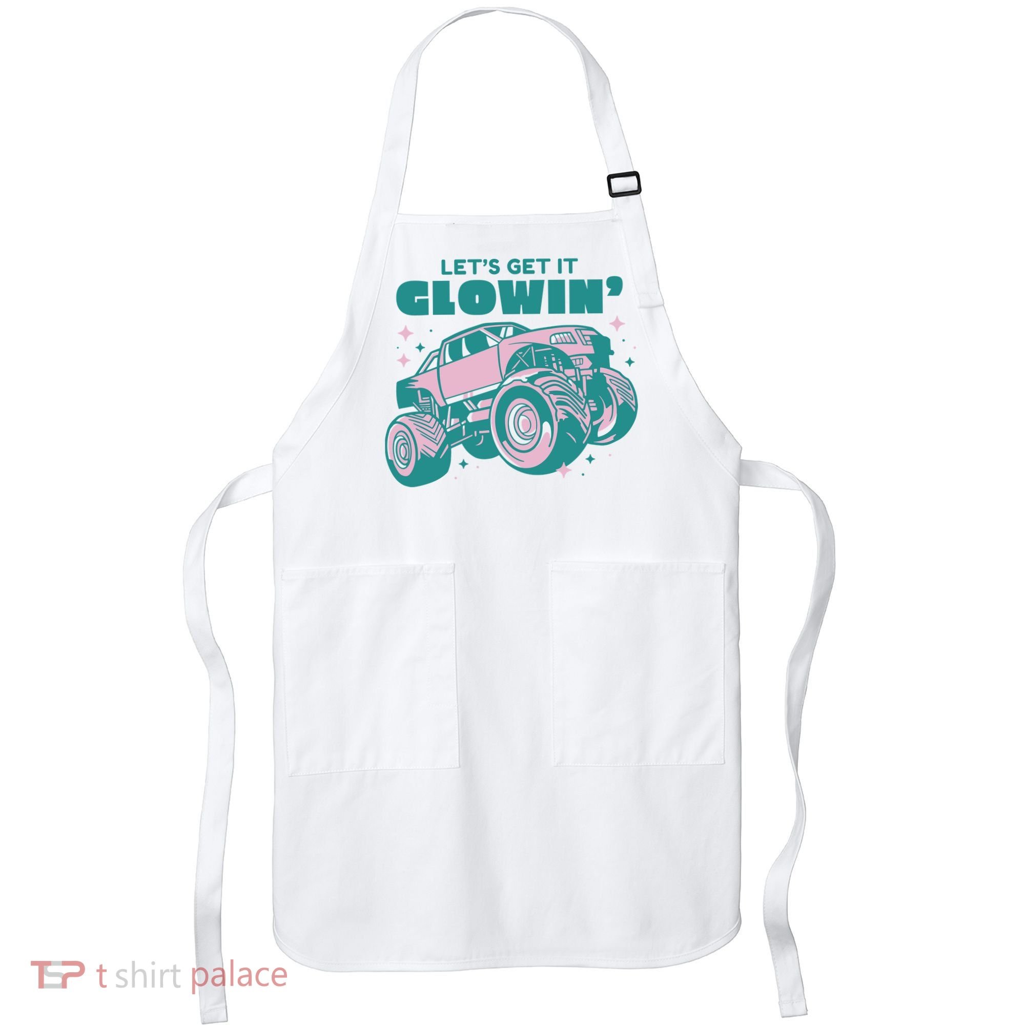 Let It Glowin Monster Truck Apron