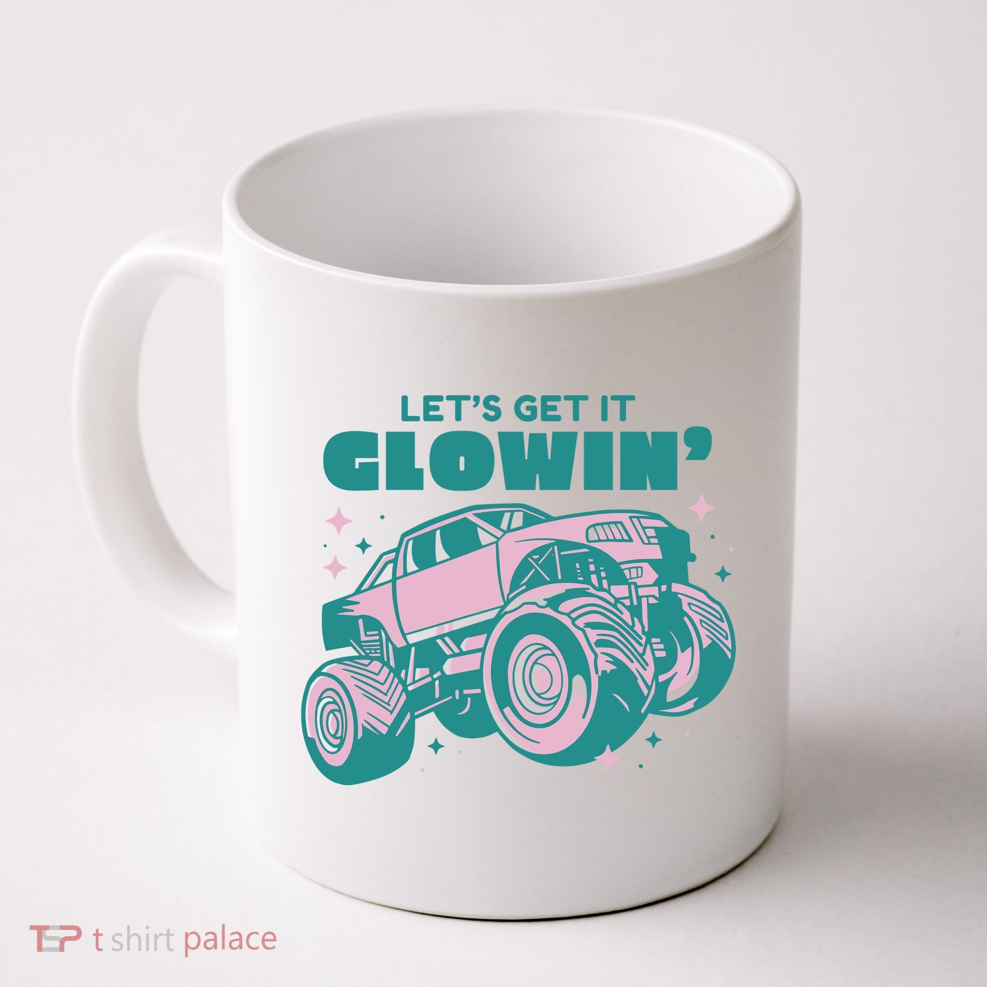 Let It Glowin Monster Truck Coffee Mug