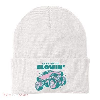 Let It Glowin Monster Truck Beanie