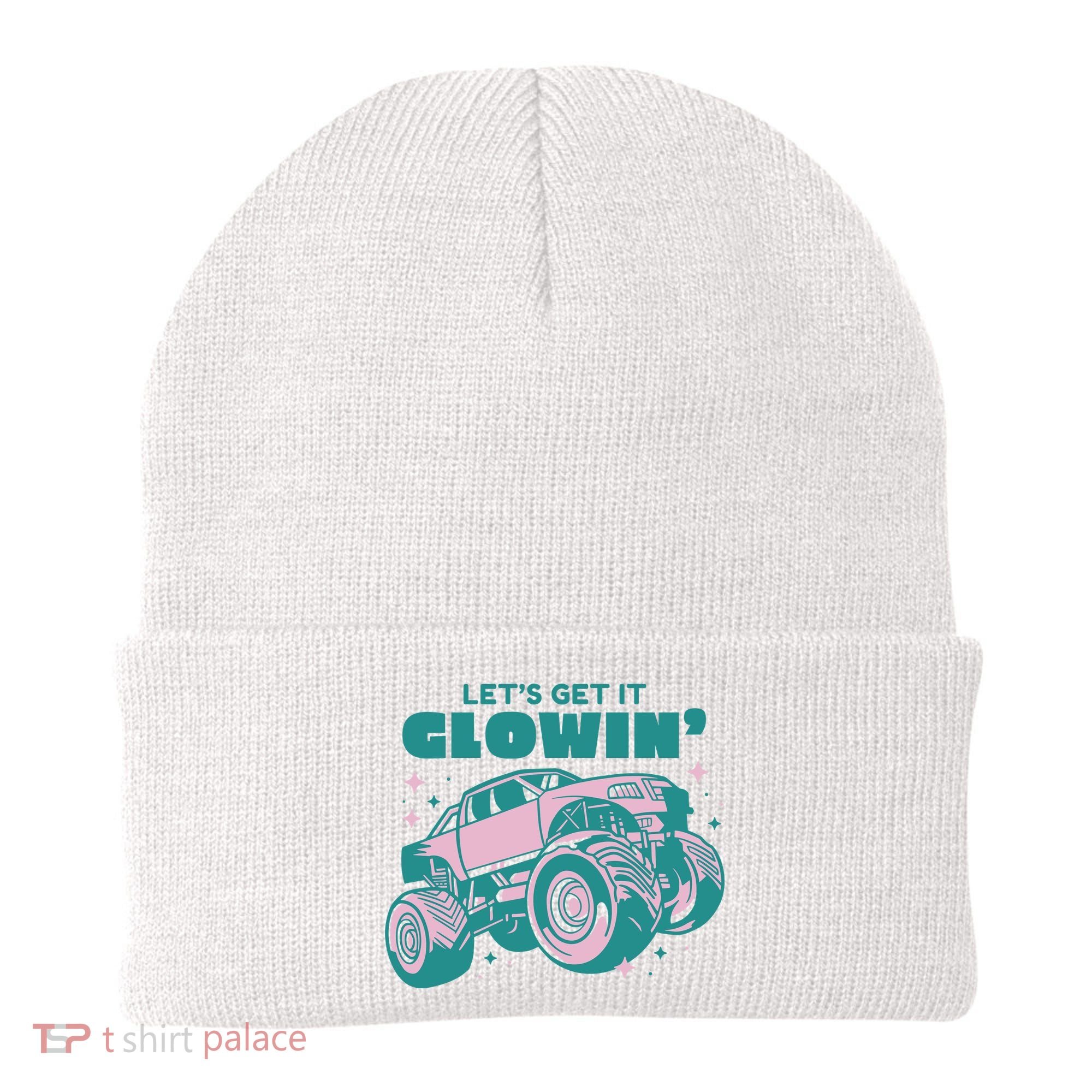 Let It Glowin Monster Truck Beanie