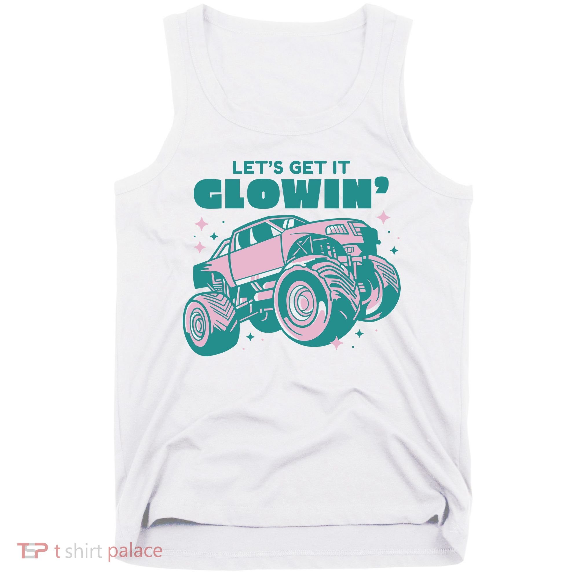 Let It Glowin Monster Truck Tank Top