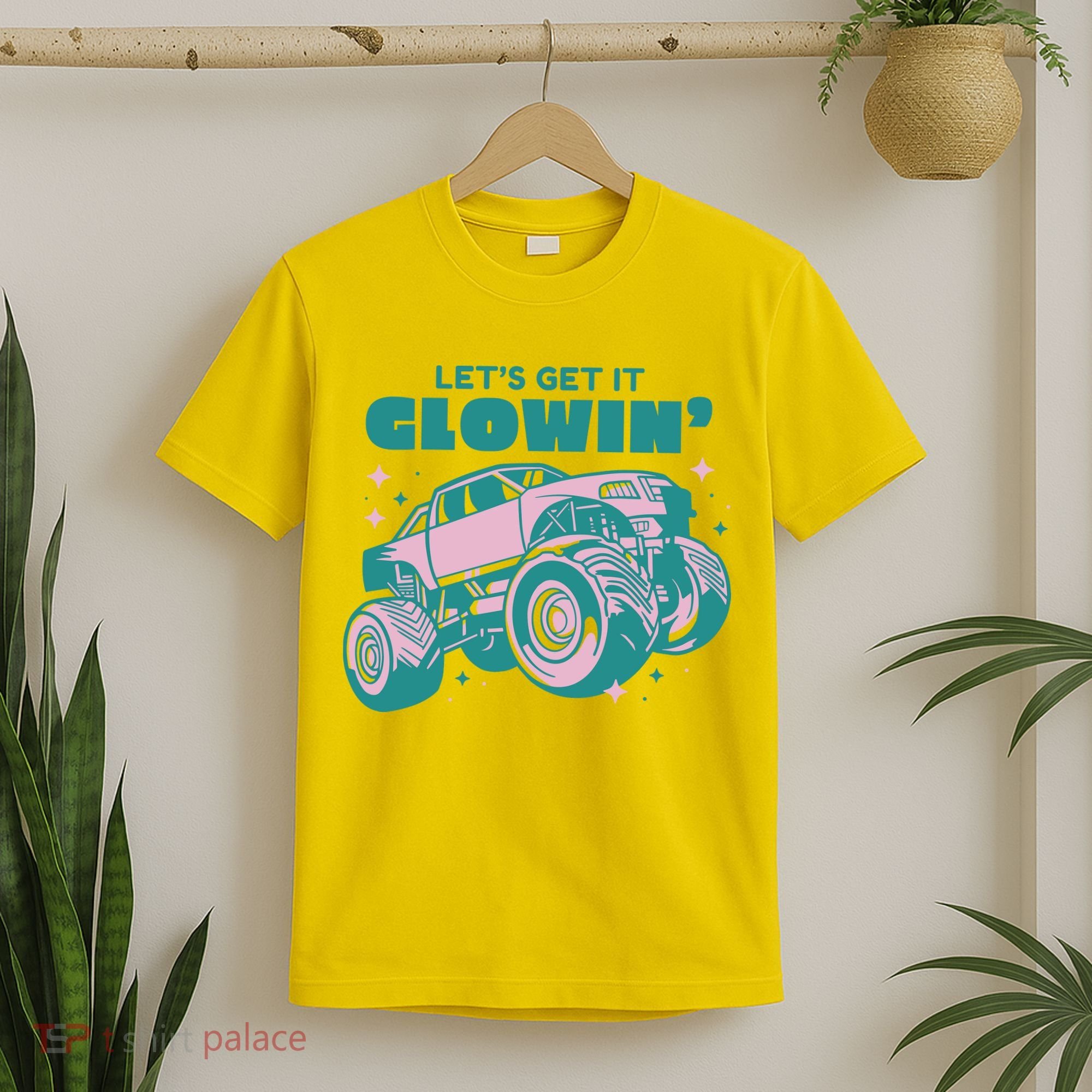 Let It Glowin Monster Truck T-Shirt