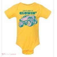 Let It Glowin Monster Truck Baby Bodysuit thumb 0
