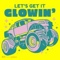 Let It Glowin Monster Truck Toddler T-Shirt thumb 2