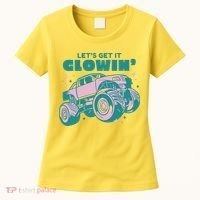 Let It Glowin Monster Truck Women's T-Shirt thumb 0