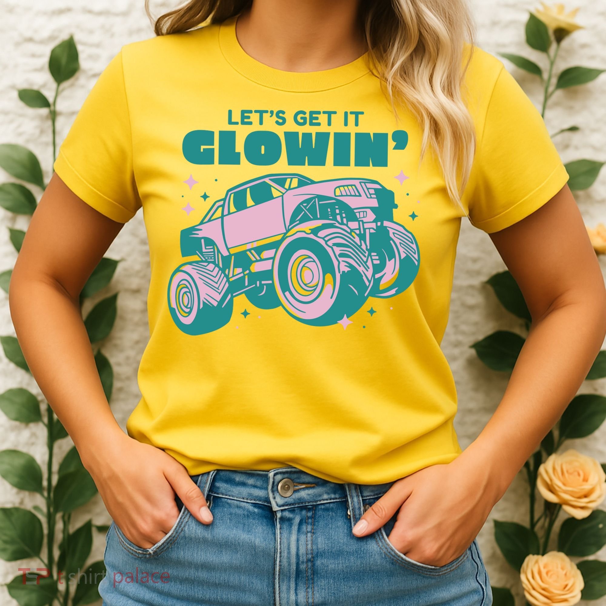 Let It Glowin Monster Truck Women's T-Shirt