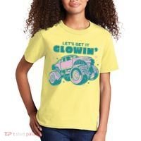 Let It Glowin Monster Truck Kids T-Shirt thumb 2