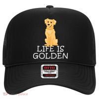 Life Is Golden Retriever Dog Gift Hat thumb 0