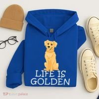 Life Is Golden Retriever Dog Gift Hoodie thumb 4