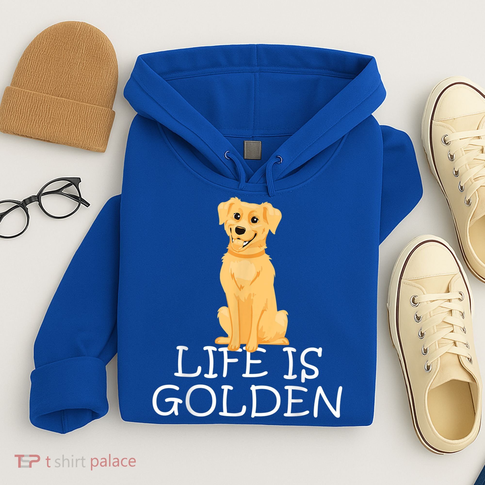Life Is Golden Retriever Dog Gift Hoodie