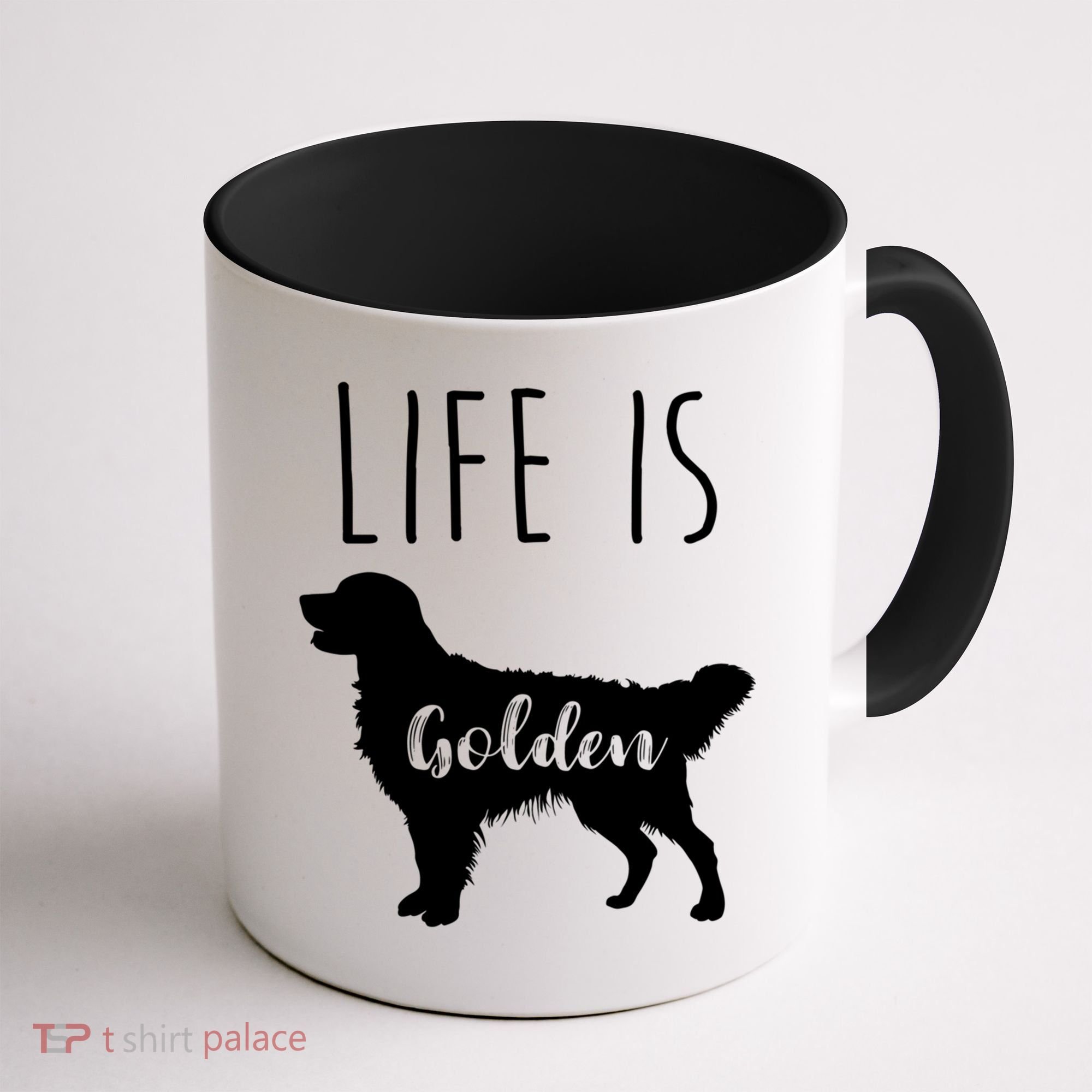 Life Is Golden Golden Retriever Cute Gift Coffee Mug