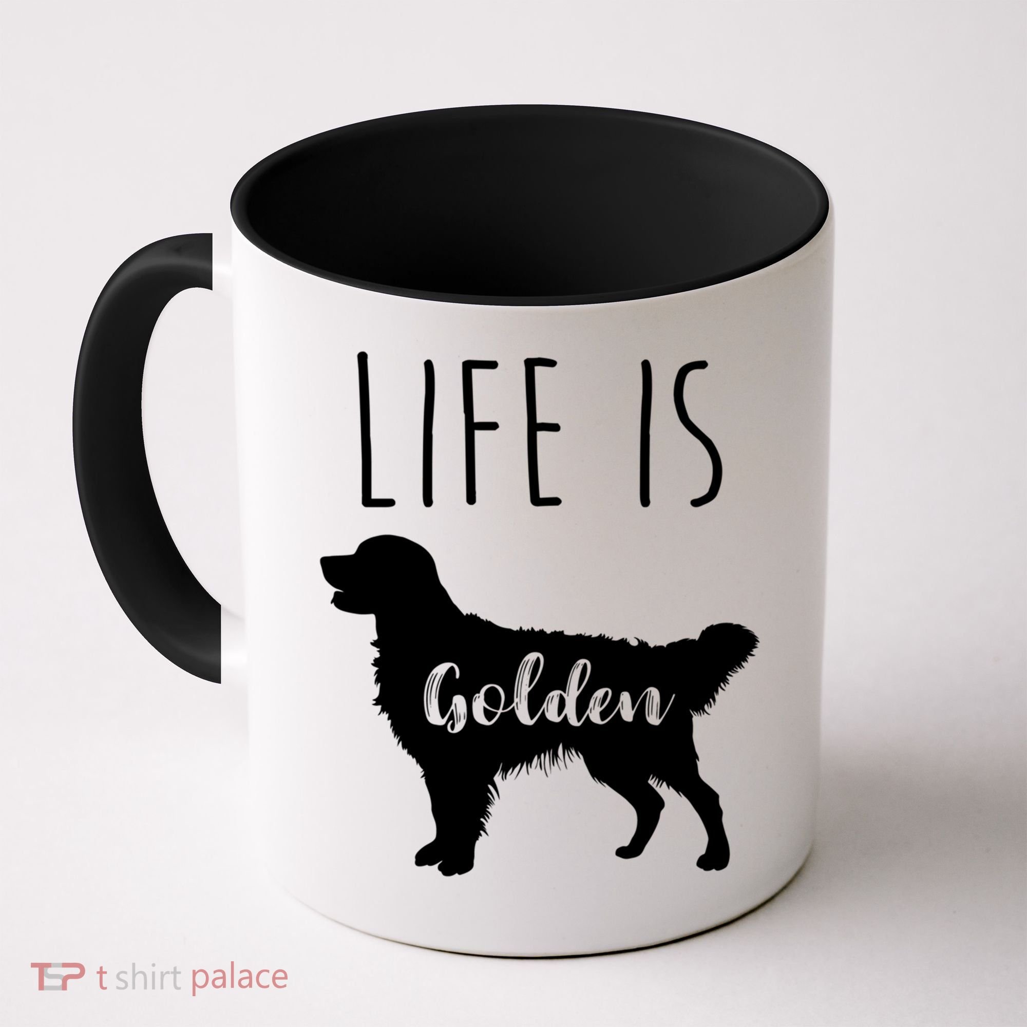 Life Is Golden Golden Retriever Cute Gift Coffee Mug