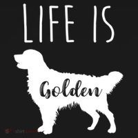Life Is Golden Golden Retriever Cute Gift Women's Hoodie thumb 2