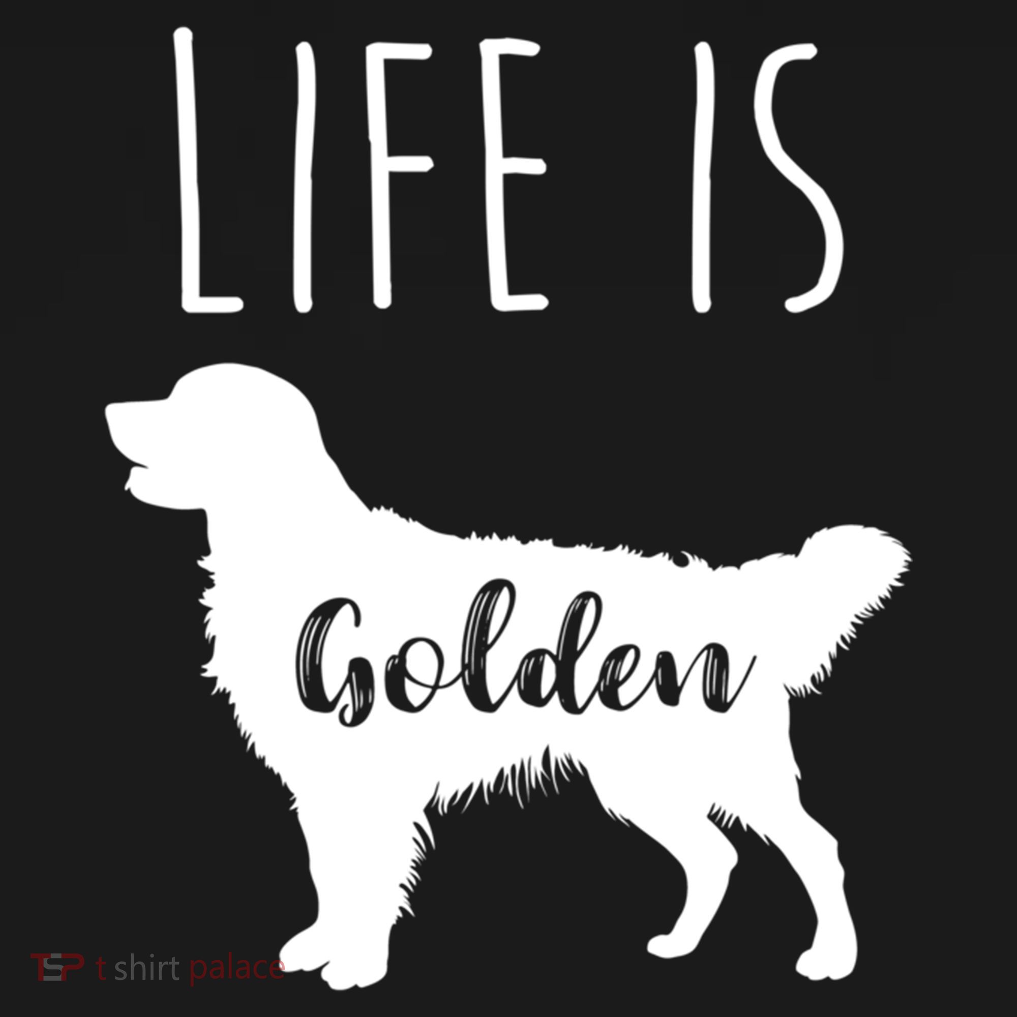 Life Is Golden Golden Retriever Cute Gift Ornament