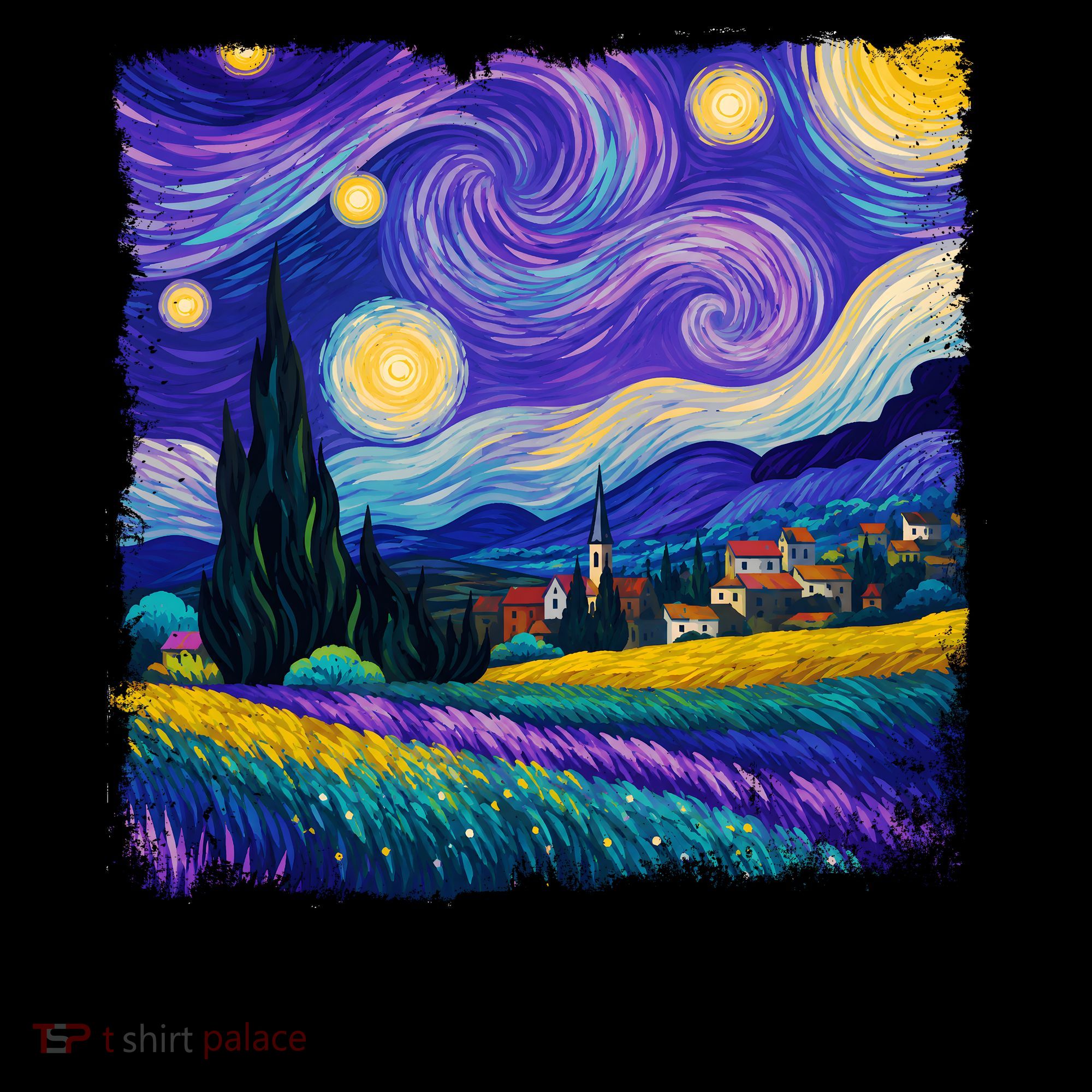 Let It Gogh Funny Art Starry Night Coffee Mug