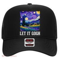 Let It Gogh Funny Art Starry Night Hat thumb 0
