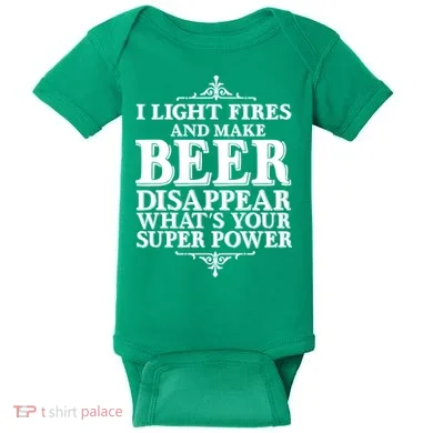 Light Fires And Make Beer Disappear  Baby Bodysuit