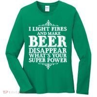 Light Fires And Make Beer Disappear  Women's Long Sleeve Shirt thumb 0