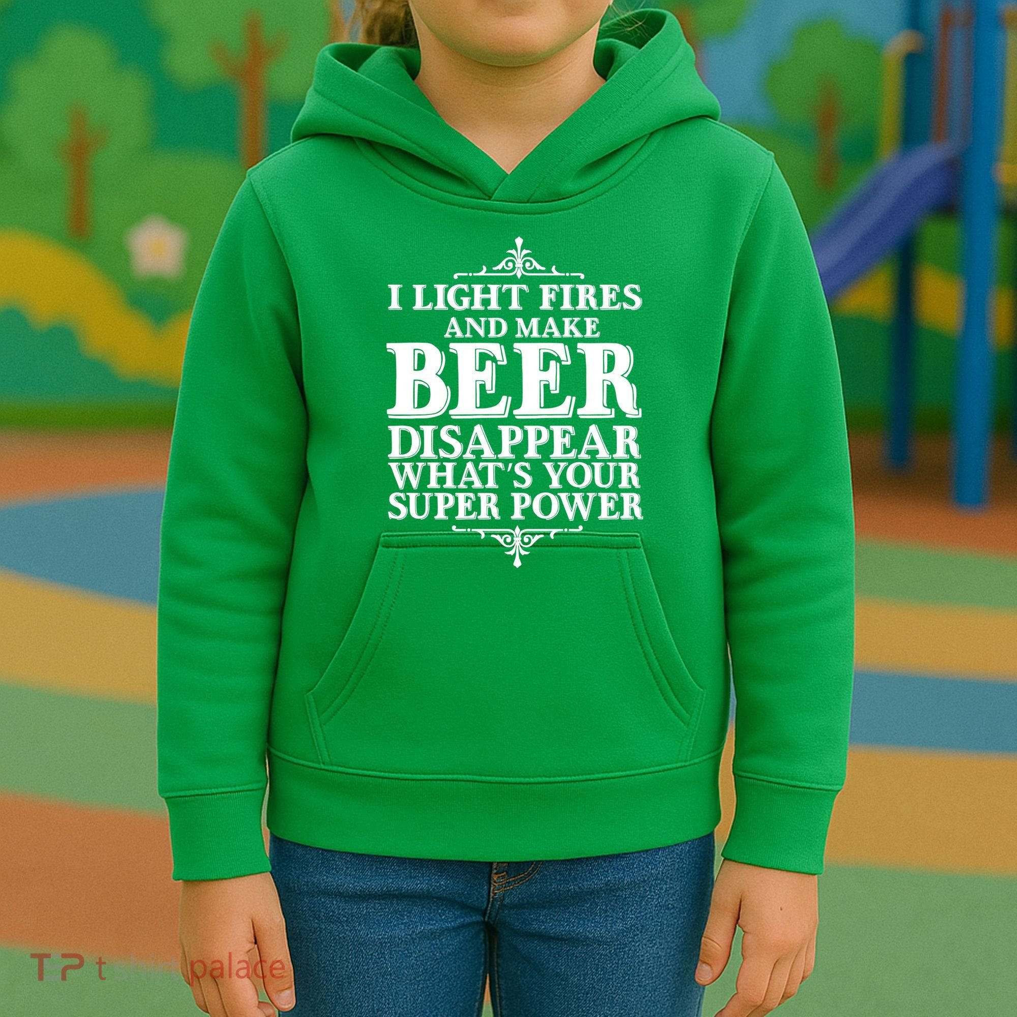 Light Fires And Make Beer Disappear  Kids Hoodie