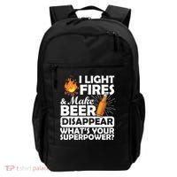 Light Fires Make Beer Disappear Superpower  Backpack thumb 0