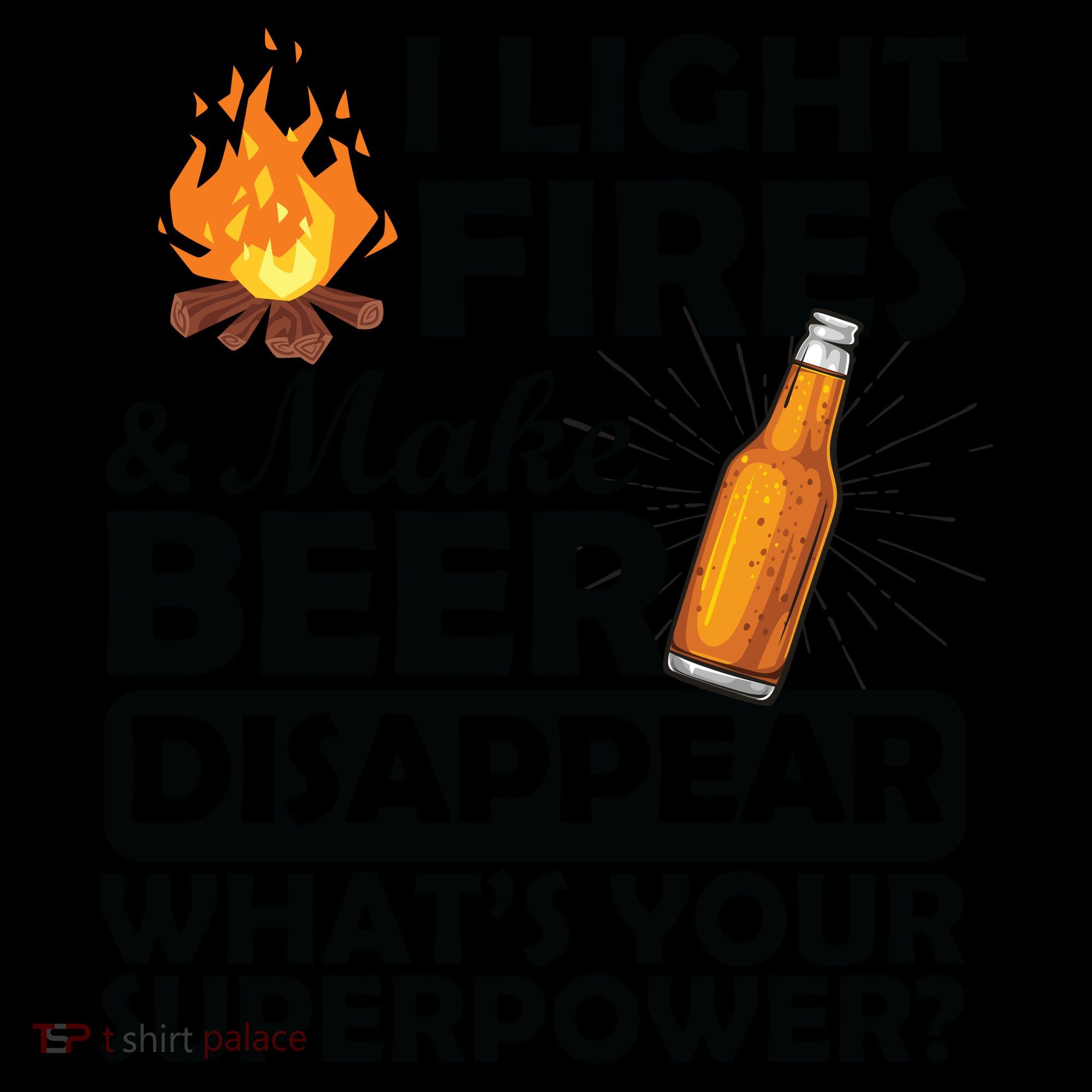Light Fires Make Beer Disappear Superpower  Coffee Mug