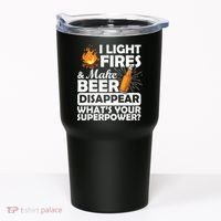 Light Fires Make Beer Disappear Superpower  Tumbler thumb 0