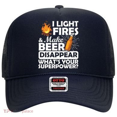 Light Fires Make Beer Disappear Superpower  Hat