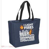 Light Fires Make Beer Disappear Superpower  Tote Bag thumb 2