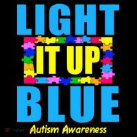 Light It Up Blue Autism Awareness Puzzle Pieces Backpack thumb 2