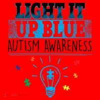 Light It Up Blue Autism Puzzle Bulb Santa Hat thumb 1