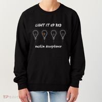 Light It Up Red Autism Acceptance Women's Sweatshirt thumb 0
