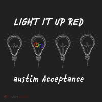 Light It Up Red Autism Acceptance Beanie thumb 2